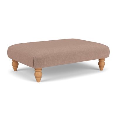 Foot Stool - Dusky Rose - Eco Chenille