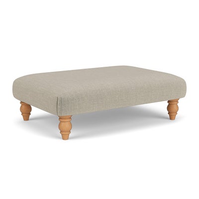 Foot Stool - Natural - Eco Chenille