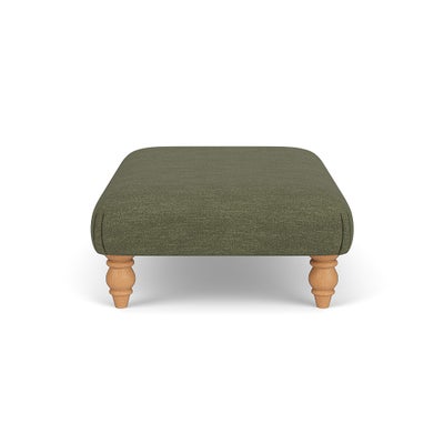 Foot Stool - Fern - Luxury Italian Linen