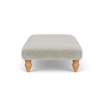 Foot Stool - Grey Mist - Eco Chenille