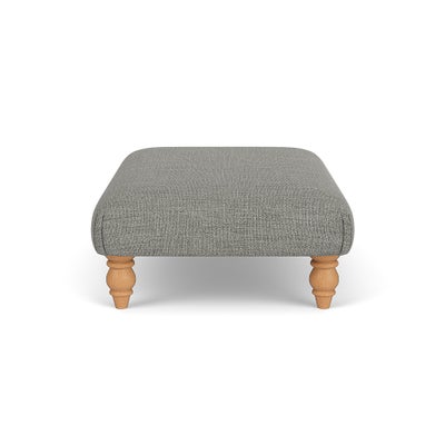 Foot Stool - Grey marl - Rustic Weave
