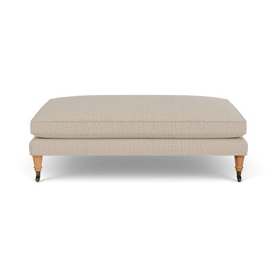 Foot Stool - Natural - Rustic weave