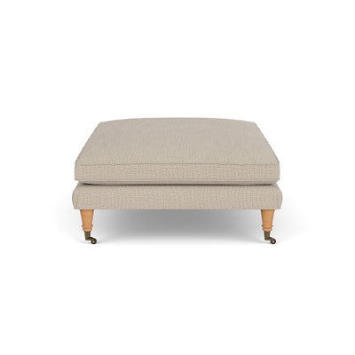 Foot Stool - Natural - Rustic weave