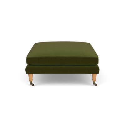 Foot Stool - Forest Green - Matt Velvet