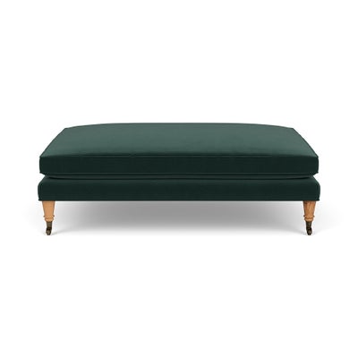 Foot Stool - Lake - Matt Velvet