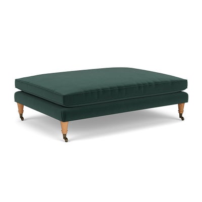 Foot Stool - Lake - Matt Velvet