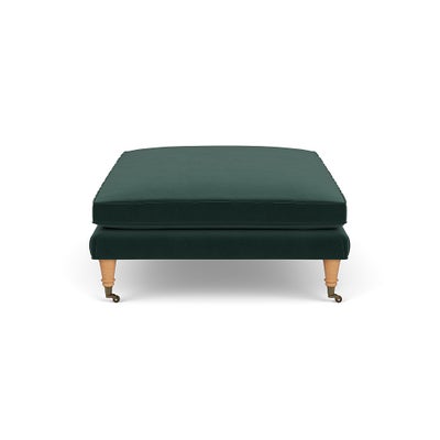 Foot Stool - Lake - Matt Velvet