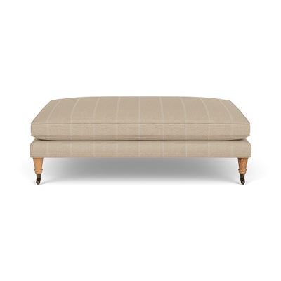 Foot Stool - Natural - Compton Stripe