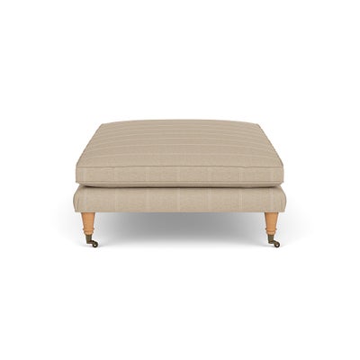 Foot Stool - Natural - Compton Stripe