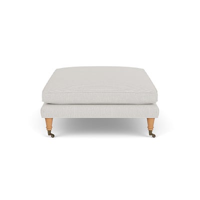 Foot Stool - Grey - Broadway Stripe