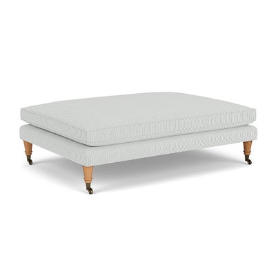 Foot Stool - Duck Egg - Broadway Stripe