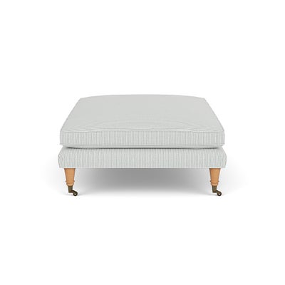 Foot Stool - Duck Egg - Broadway Stripe
