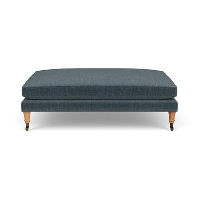 Foot Stool - Teal - Eco Chenille