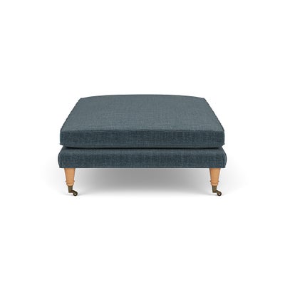 Foot Stool - Teal - Eco Chenille