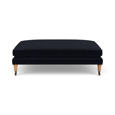 Foot Stool - Ink - Eco Chenille