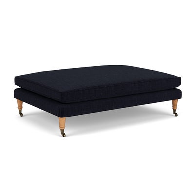 Foot Stool - Ink - Eco Chenille