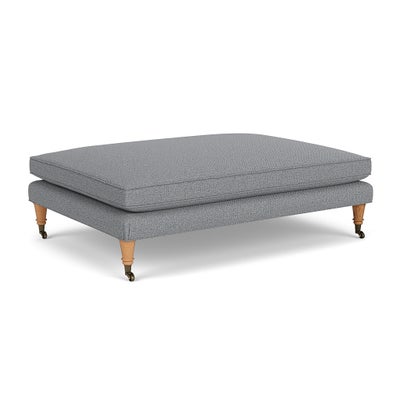Foot Stool - Blue Marl - House Weave