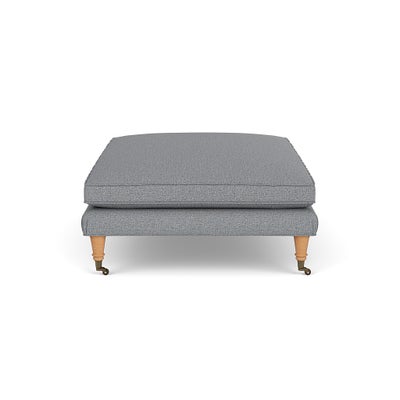 Foot Stool - Blue Marl - House Weave