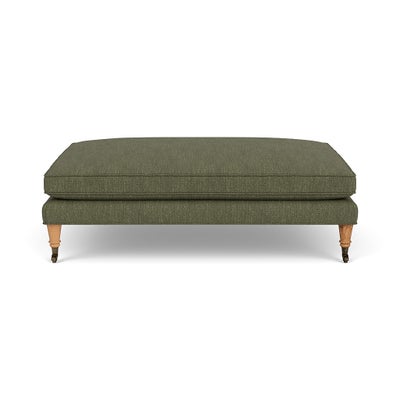 Foot Stool - Fern - Luxury Italian Linen