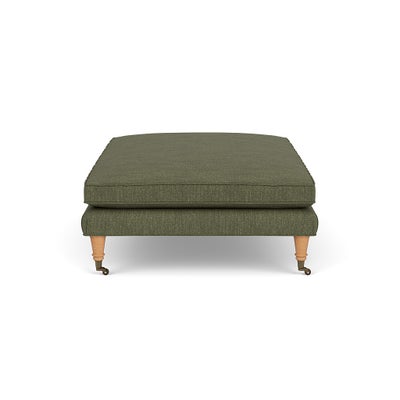 Foot Stool - Fern - Luxury Italian Linen