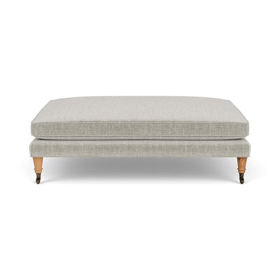 Foot Stool - Grey Mist - Eco Chenille
