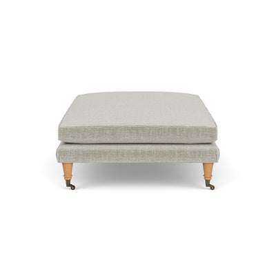 Foot Stool - Grey Mist - Eco Chenille