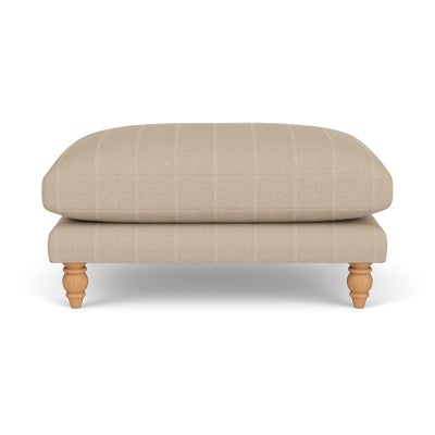 Foot Stool - Natural - Compton Stripe