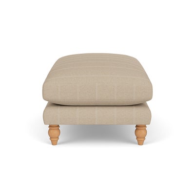 Foot Stool - Natural - Compton Stripe