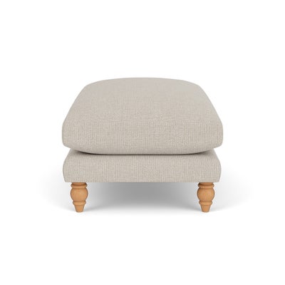 Foot Stool - Natural - Aquaclean Oxford