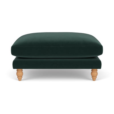 Foot Stool - Lake - Matt Velvet