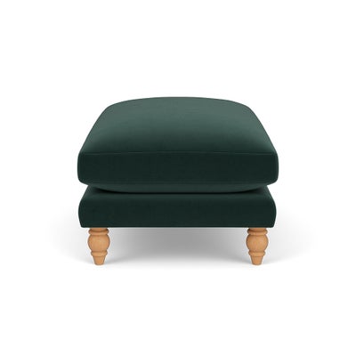 Foot Stool - Lake - Matt Velvet