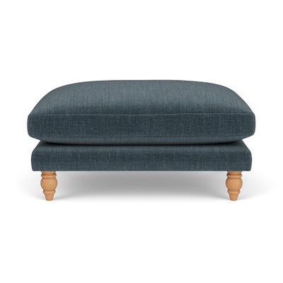 Foot Stool - Teal - Eco Chenille