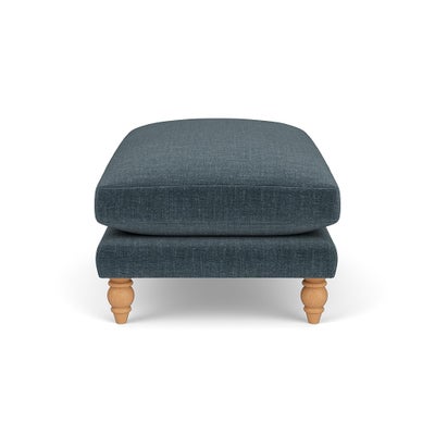 Foot Stool - Teal - Eco Chenille