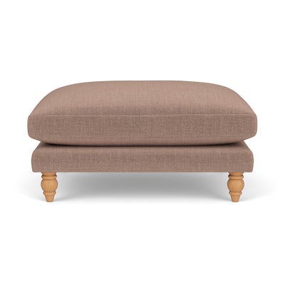 Foot Stool - Dusky Rose - Eco Chenille