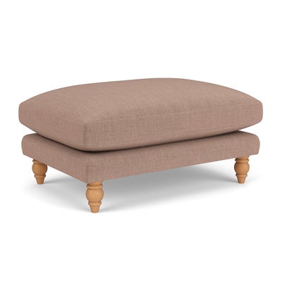 Foot Stool - Dusky Rose - Eco Chenille