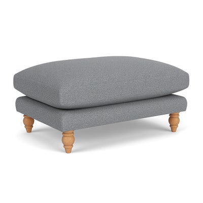 Foot Stool - Blue Marl - House Weave