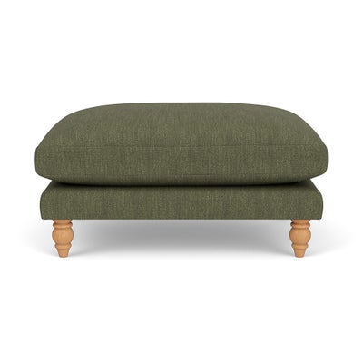 Foot Stool - Fern - Luxury Italian Linen