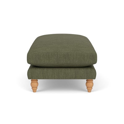Foot Stool - Fern - Luxury Italian Linen