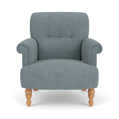 Armchair - Teal marl - Rustic Weave