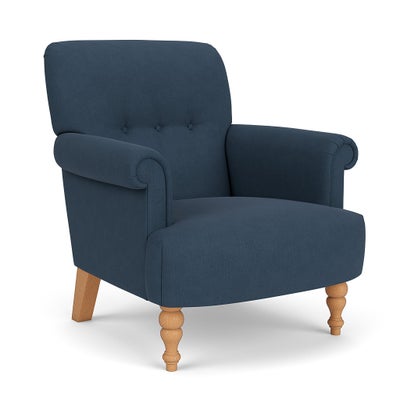 Armchair - Indigo - House Linen Mix