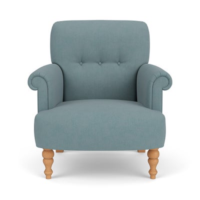 Armchair - Sky blue - House Linen Mix