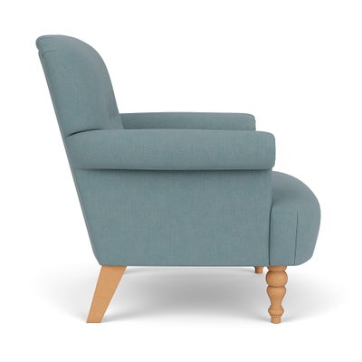 Armchair - Sky blue - House Linen Mix