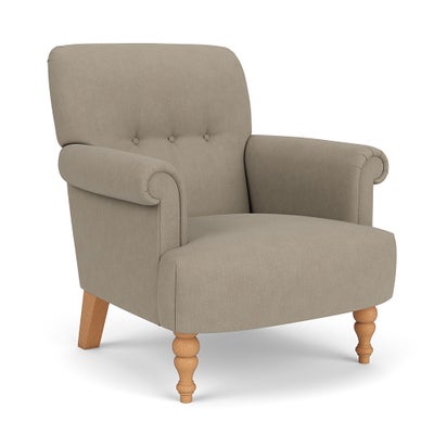Armchair - Dove grey - House Linen Mix