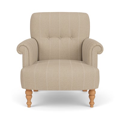 Armchair - Natural - Compton Stripe