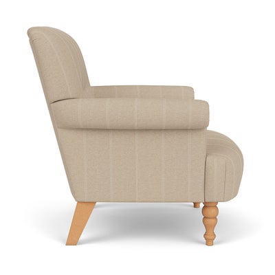 Armchair - Natural - Compton Stripe