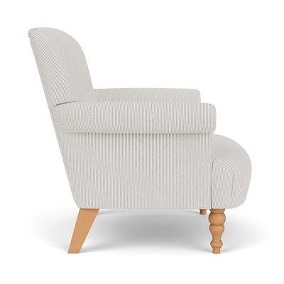 Armchair - Grey - Broadway Stripe