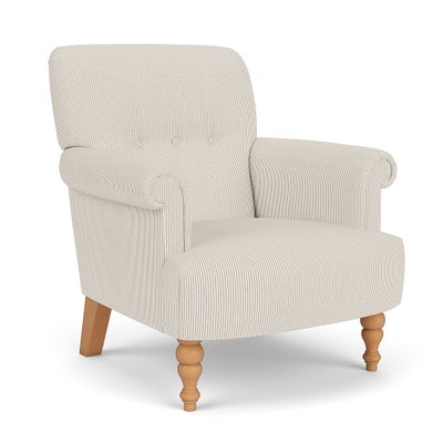 Armchair - Natural - Broadway Stripe