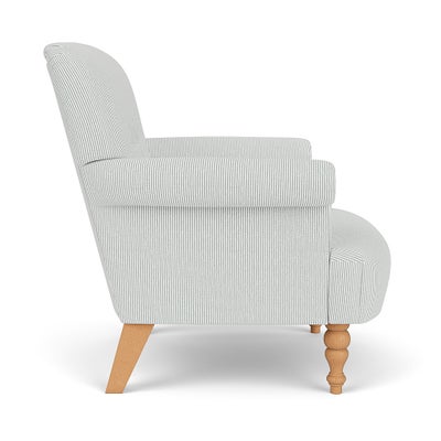 Armchair - Duck Egg - Broadway Stripe