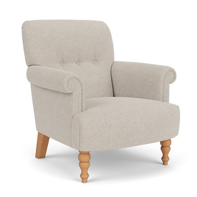 Armchair - Natural - Aquaclean Oxford