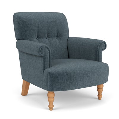 Armchair - Teal - Eco Chenille